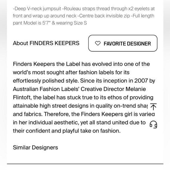 Finders Keepers Addison Black Jumpsuit- Small - Picture 11 of 11